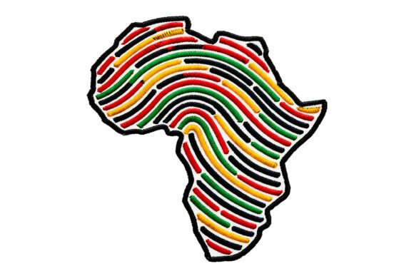 African Fingerprint Embroidery Map Review