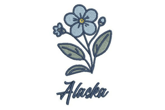 Alaska Flower Embroidery Review for Boutique Sweatshirts