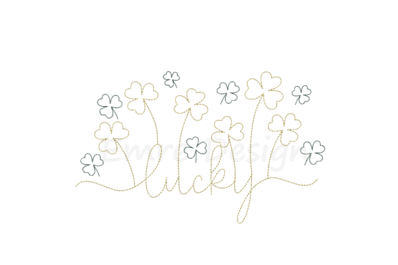 Lucky Clover Line Art Embroidery Design Review