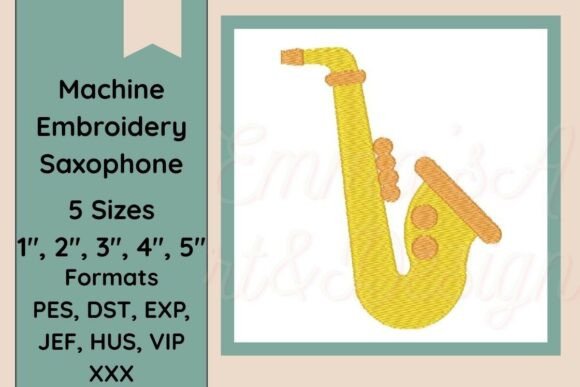 Mardi Gras Saxophone Embroidery Design Review