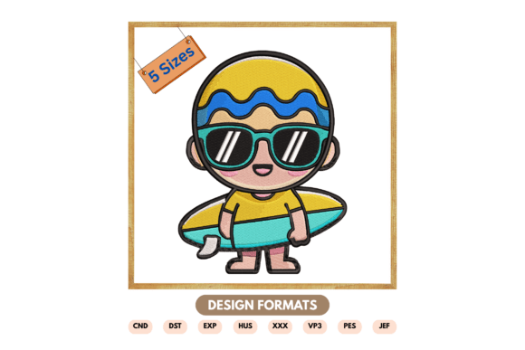 Summer Beach Kid Embroidery File: A Real-World Review