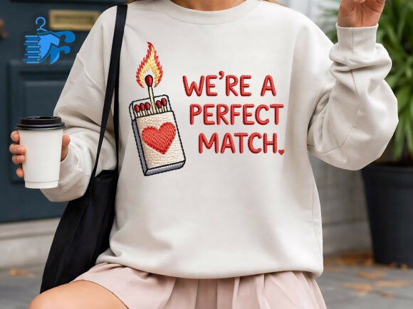 We're a Perfect Match Embroidery Design Review